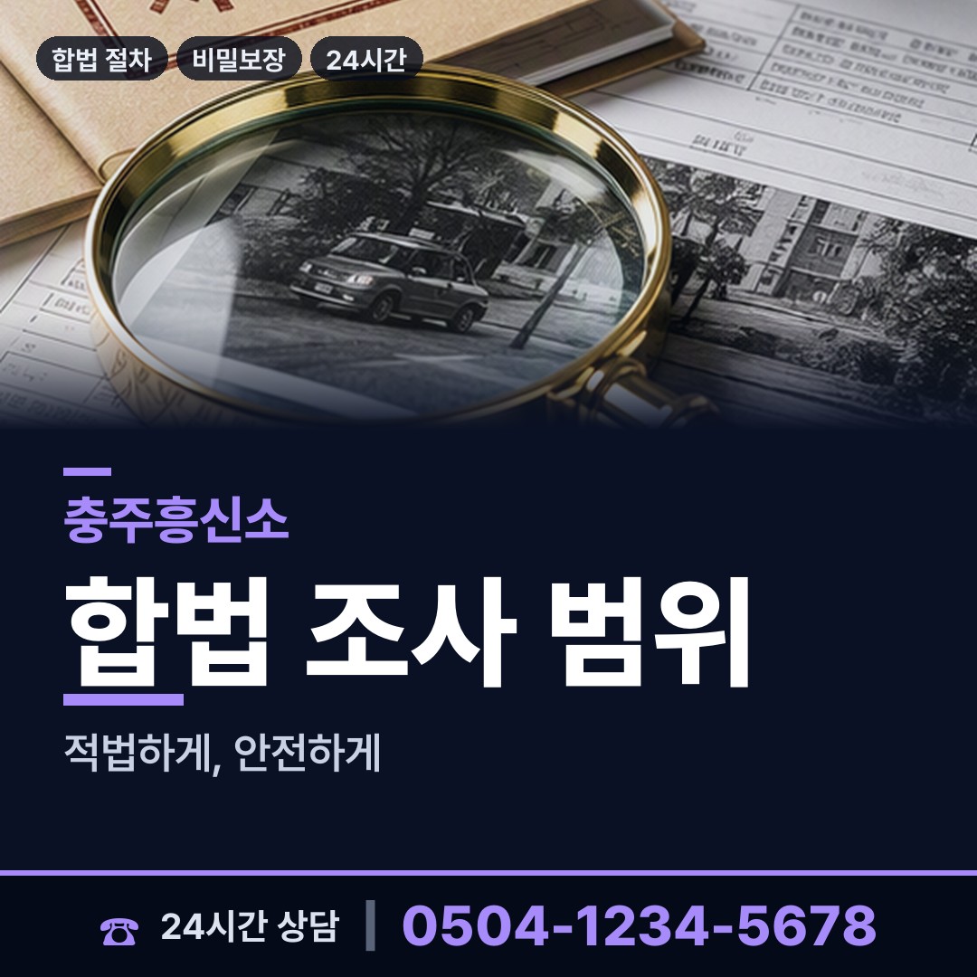 충주 신니면 외도의심 상담 안내
